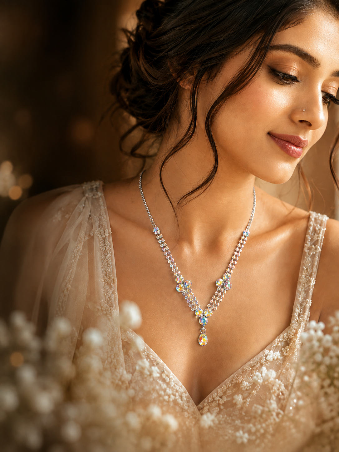 Aurora Crystal Necklace