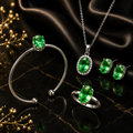 Signature Emerald Elegance Fashion Jewellery Set
