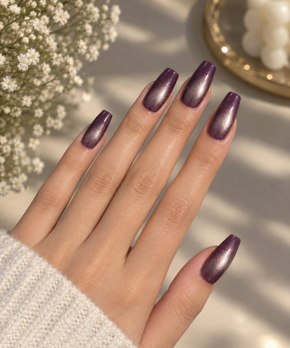 Premium Press-On Nail Extensions 10-finger set