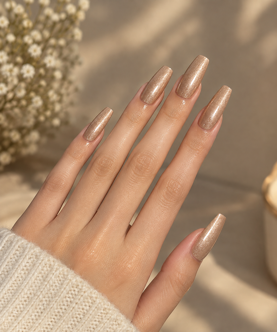 Premium Press-On Nail Extensions 10-finger set
